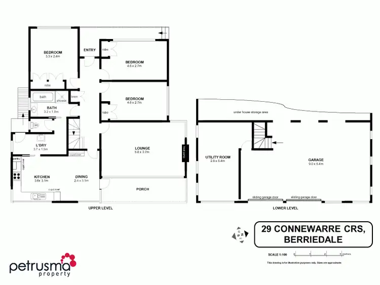 Floorplan of Homely house listing, 29 Connewarre Crescent, Berriedale TAS 7011