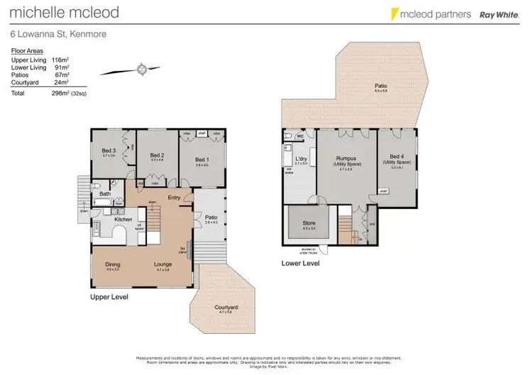 Floorplan of Homely house listing, 6 Lowanna Street, Kenmore QLD 4069