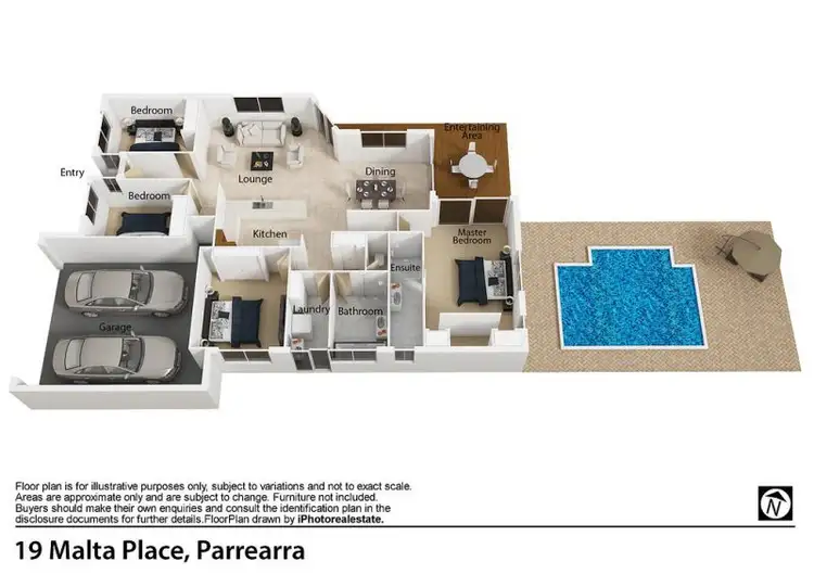 Floorplan of Homely house listing, 19/Malta Place, Kawana Island QLD 4575