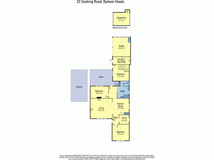 Floorplan of Homely house listing, 23 Geelong Road, Barwon Heads VIC 3227