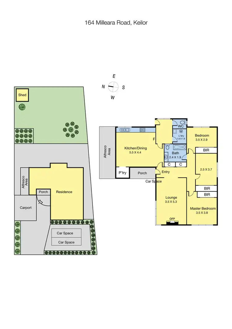 Floorplan of Homely house listing, 164 MILLEARA ROAD, Keilor East VIC 3033