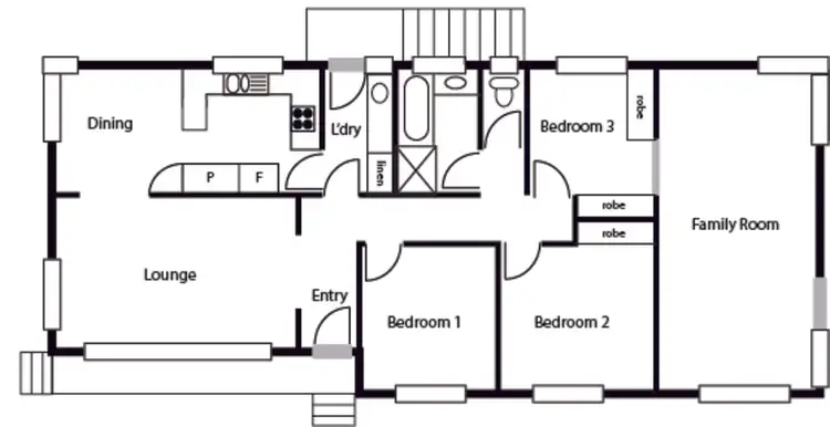 Floorplan of Homely house listing, 107 Burnie Street, Lyons ACT 2606
