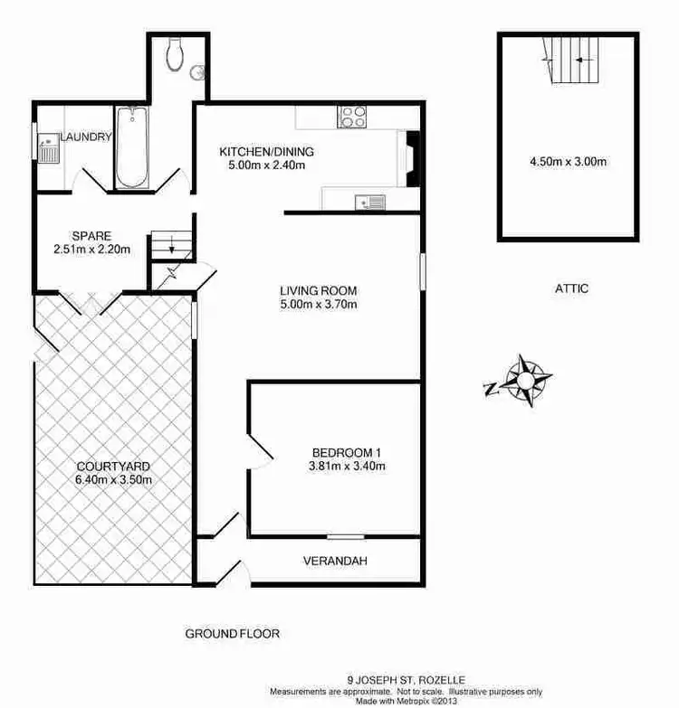Floorplan of Homely house listing, 9 Joseph Street, Rozelle NSW 2039