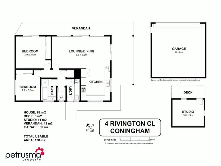 Floorplan of Homely house listing, 4 Rivington Close, Coningham TAS 7054