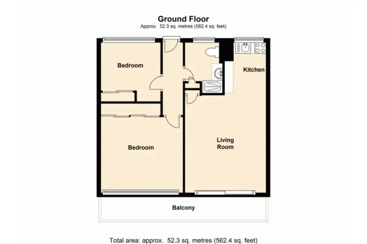 Floorplan of Homely unit listing, 8/15 Castle St, Kedron QLD 4031