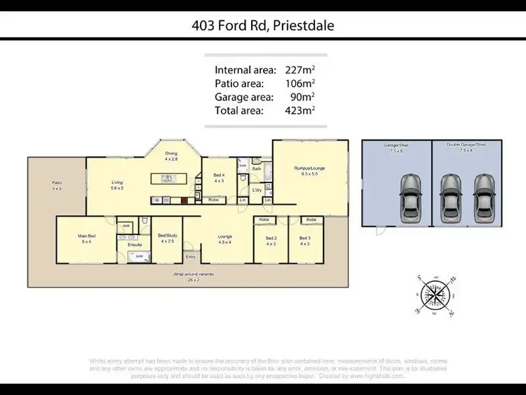 Floorplan of Homely house listing, 403 Ford Road, Priestdale QLD 4127