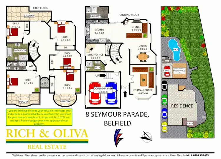 Floorplan of Homely house listing, 8 Seymour Parade, Belfield NSW 2191