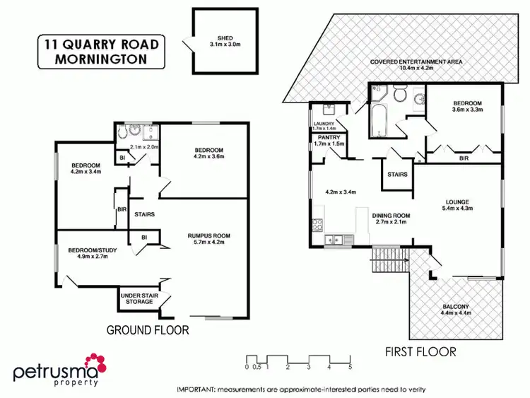 Floorplan of Homely house listing, 11 Quarry Road, Mornington TAS 7018