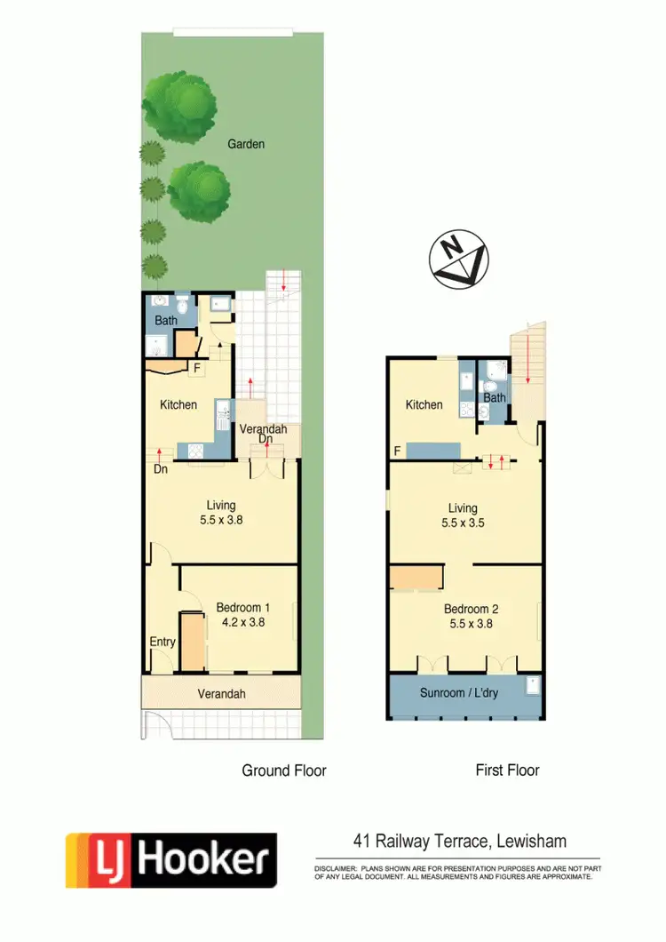 Floorplan of Homely house listing, 41 Railway Terrace, Lewisham NSW 2049