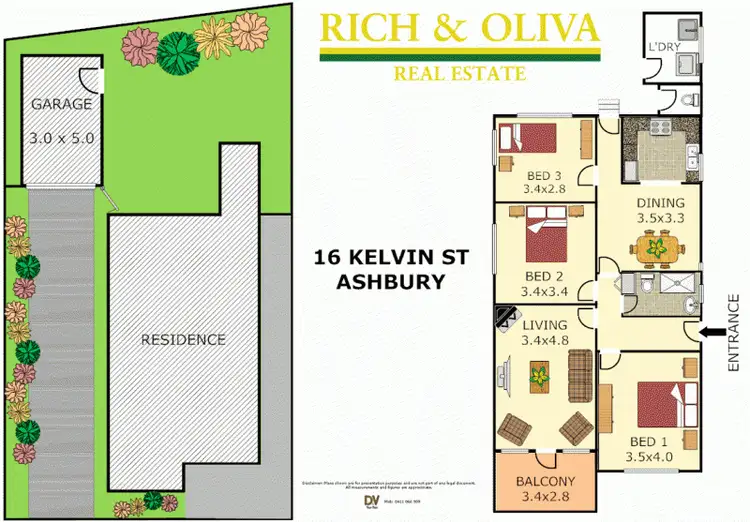 Floorplan of Homely house listing, 16 Kelvin Street, Ashbury NSW 2193