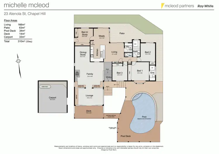 Floorplan of Homely house listing, 23 Alenola Street, Chapel Hill QLD 4069