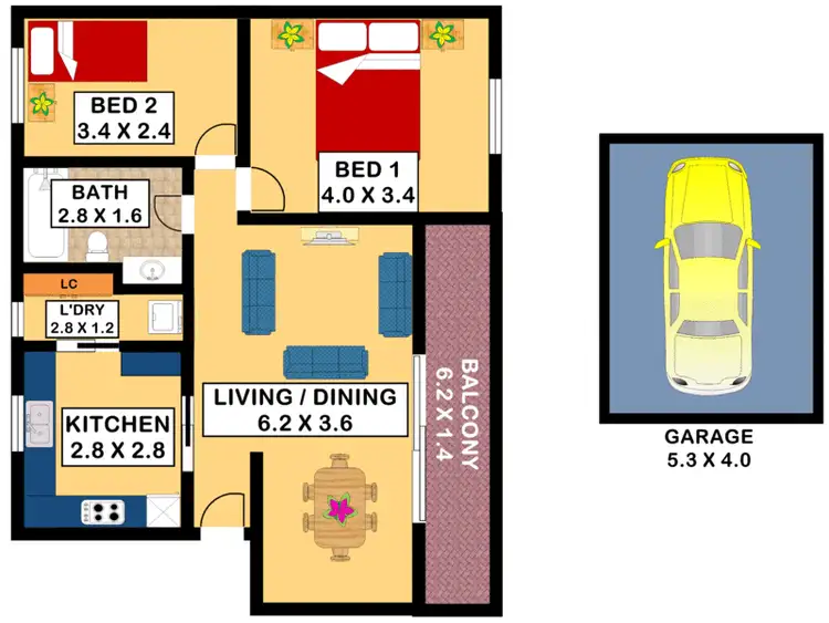 Floorplan of Homely apartment listing, 15/154 Croydon Avenue, Croydon Park NSW 2133
