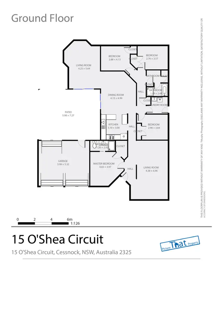 Floorplan of Homely house listing, 15 O'Shea Circuit, Cessnock NSW 2325