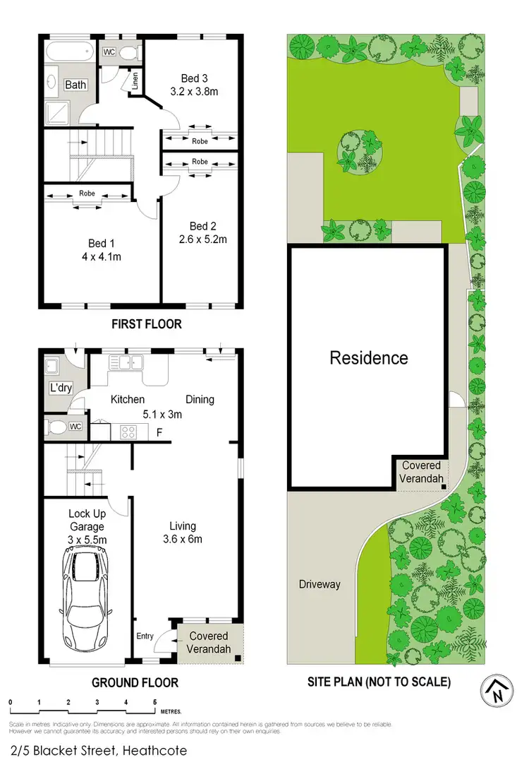 Floorplan of Homely townhouse listing, 2/5 Blacket Street, Heathcote NSW 2233