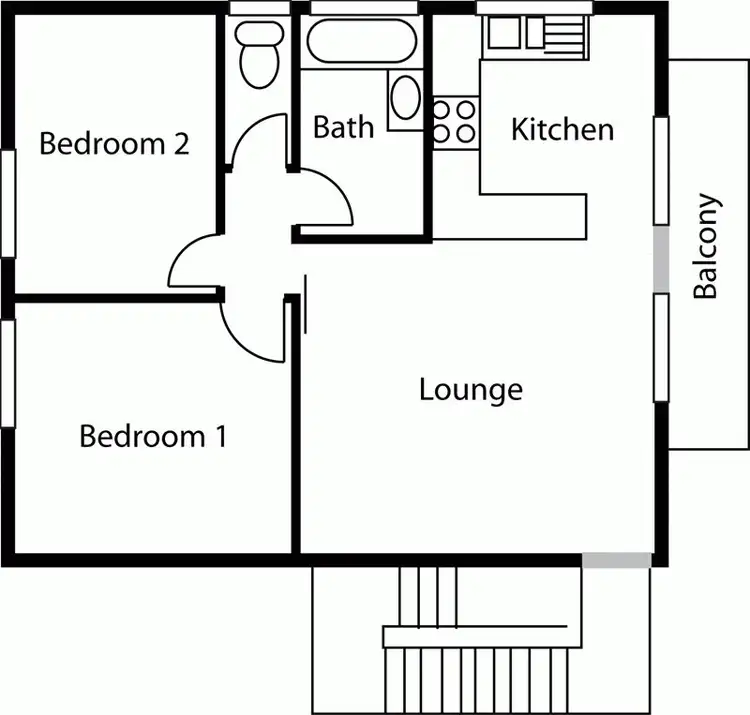 Floorplan of Homely unit listing, 14/18 Glenmaggie Street, Duffy ACT 2611
