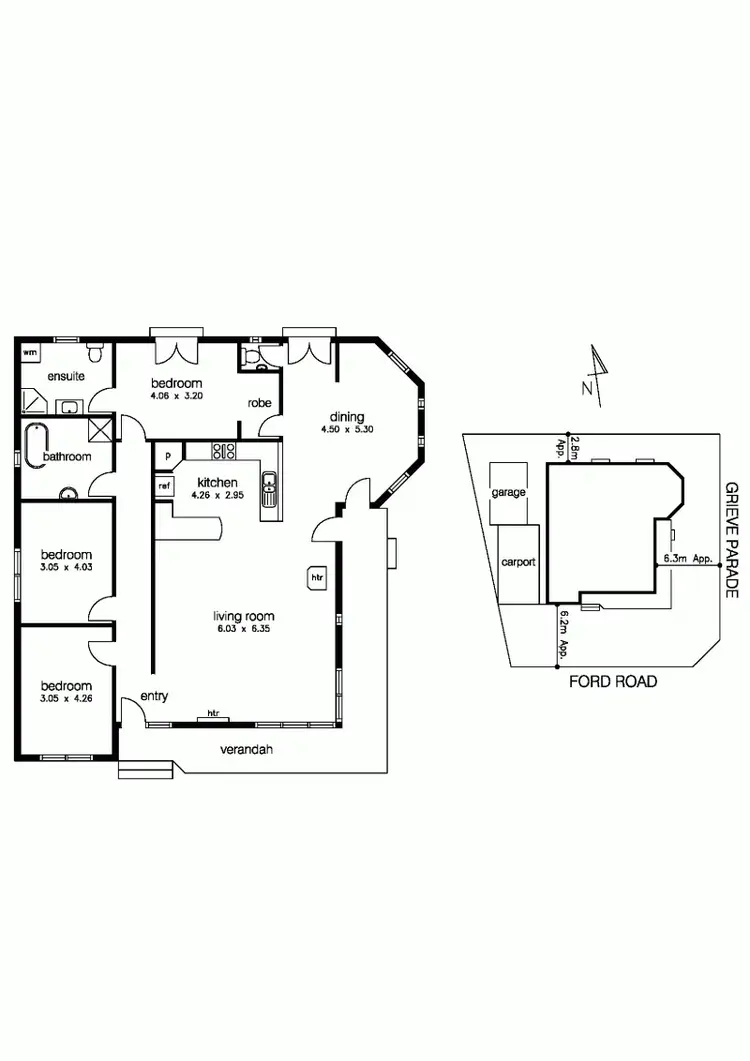 Floorplan of Homely house listing, 2 Ford Road, Altona VIC 3018