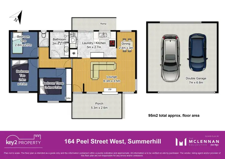 Floorplan of Homely house listing, 164 Peel Street, Summerhill TAS 7250