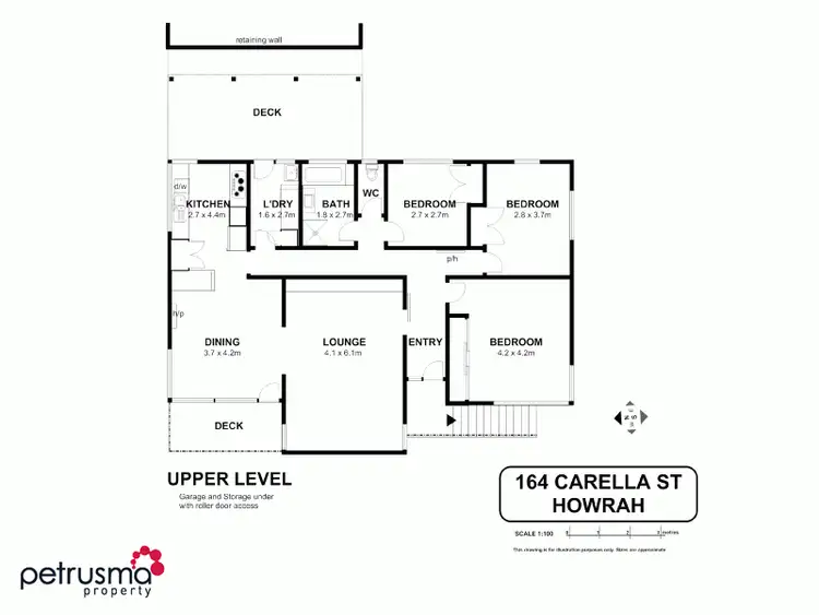 Floorplan of Homely house listing, 164 Carella Street, Howrah TAS 7018
