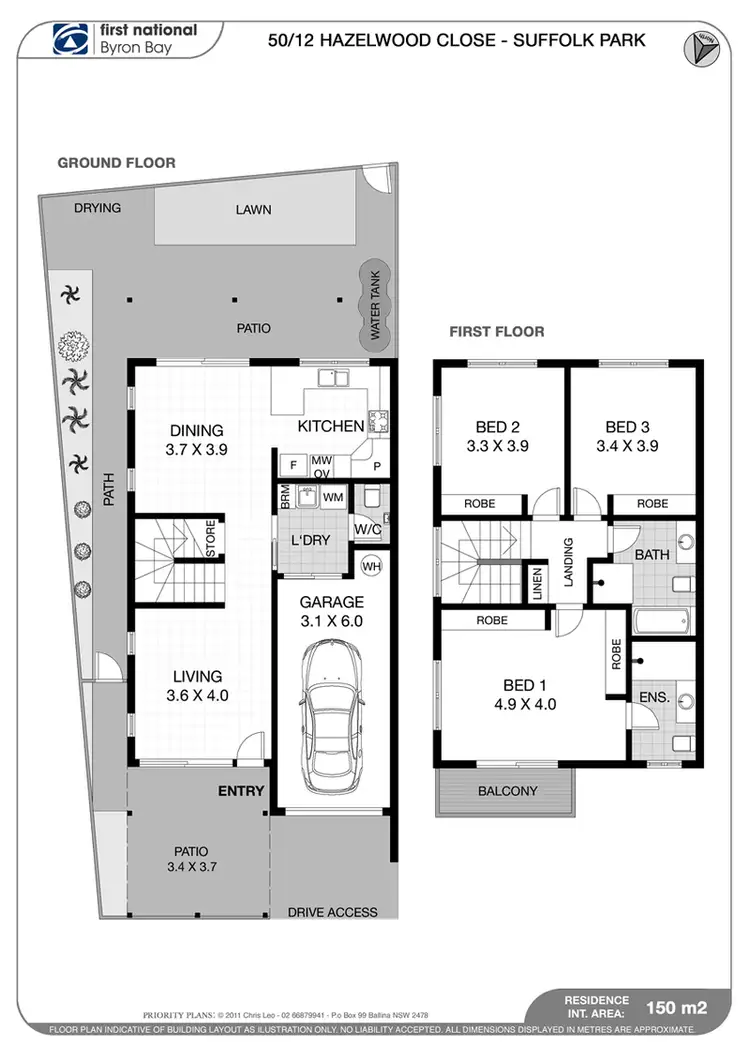 Floorplan of Homely house listing, 50/12 Hazelwood Close, Suffolk Park NSW 2481
