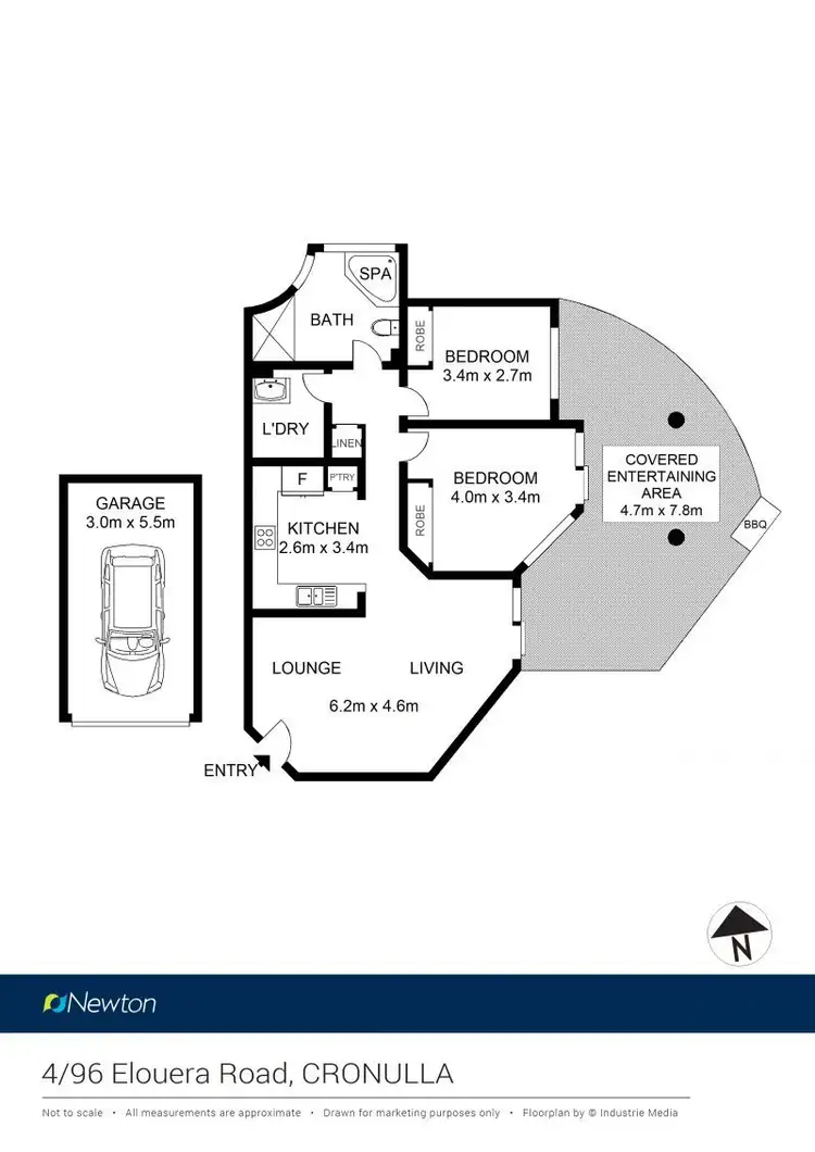 Floorplan of Homely apartment listing, 4/96 Elouera Road, Cronulla NSW 2230