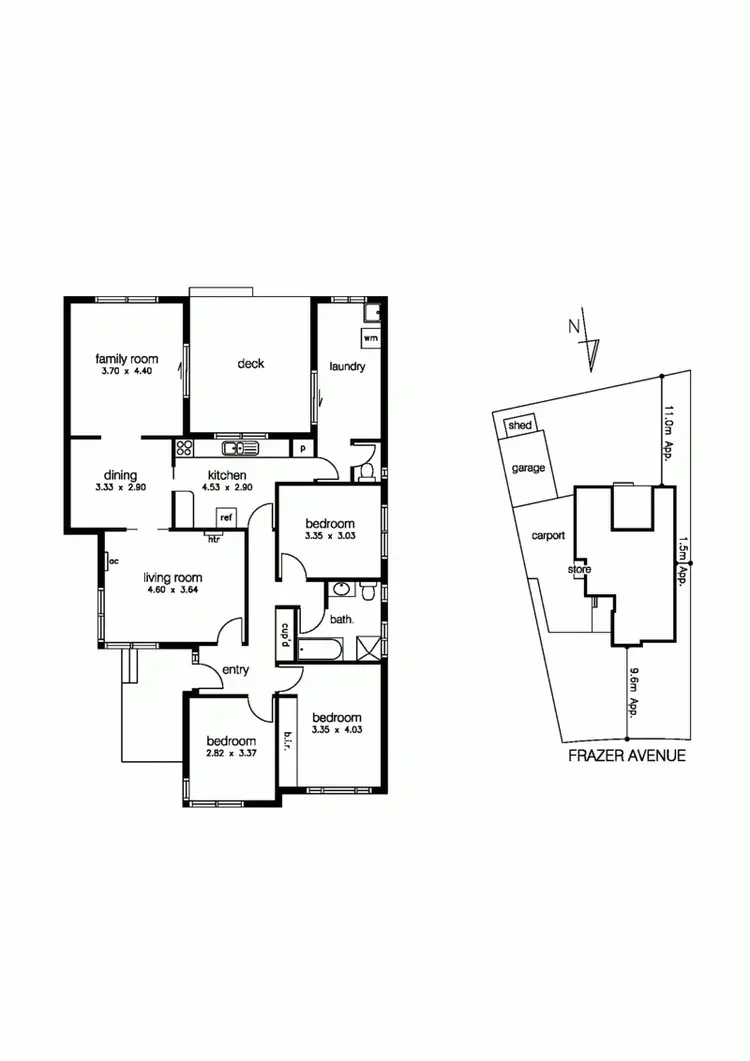 Floorplan of Homely house listing, 13 Frazer Avenue, Altona VIC 3018