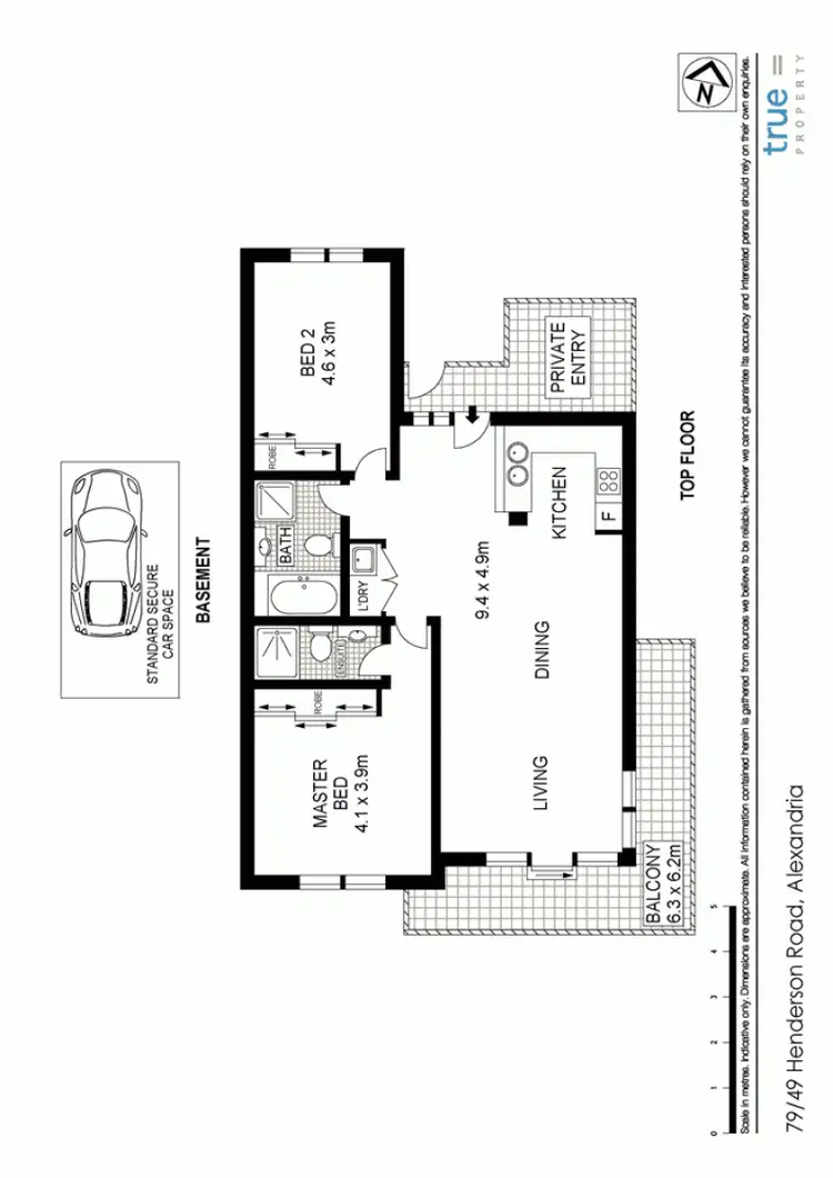 Floorplan of Homely apartment listing, 79/49 Henderson Road, Alexandria NSW 2015