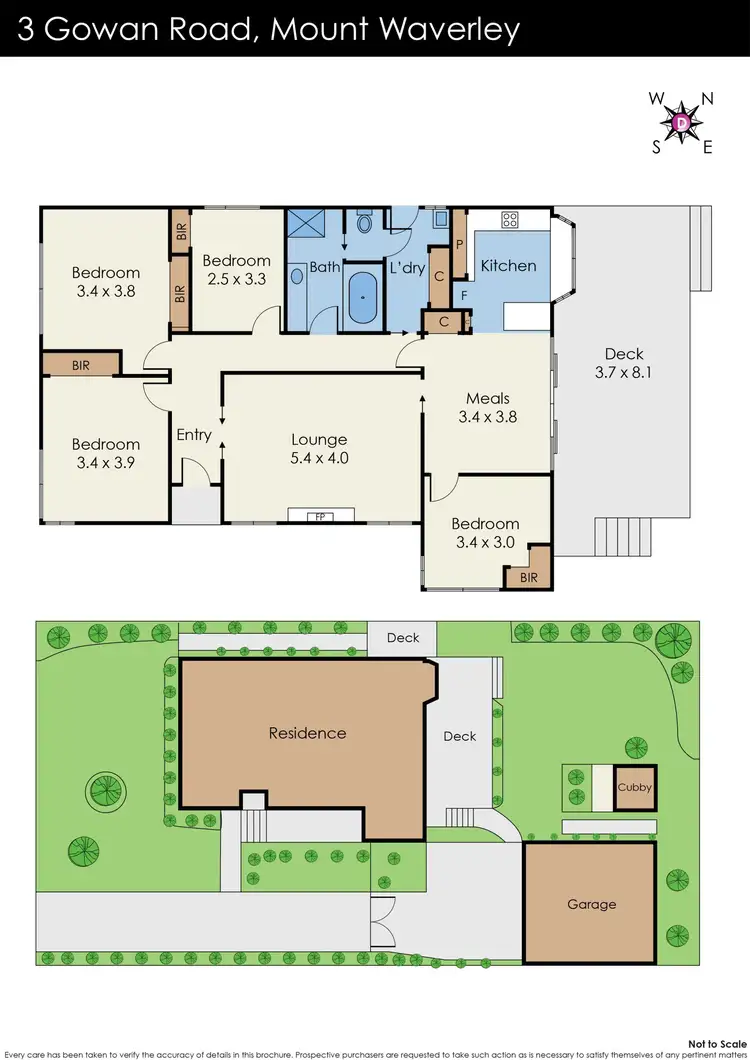 Floorplan of Homely house listing, 3 Gowan Road, Mount Waverley VIC 3149