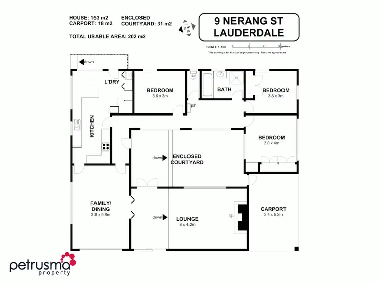 Floorplan of Homely house listing, 9 Nerang Street, Lauderdale TAS 7021