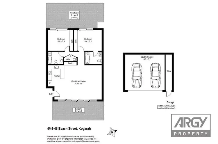 Floorplan of Homely unit listing, 4/46-48 Beach Street, Kogarah NSW 2217