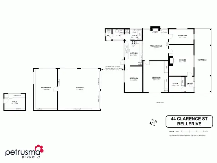 Floorplan of Homely house listing, 44 Clarence Street, Bellerive TAS 7018