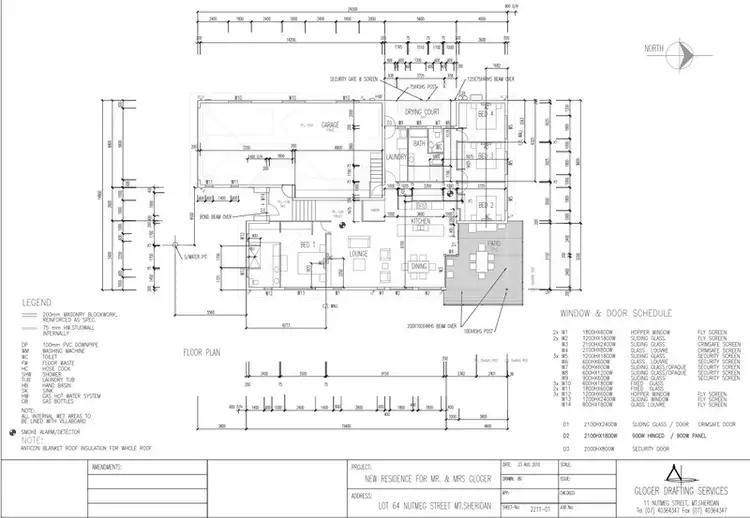 Floorplan of Homely house listing, 24 Nutmeg St, Mount Sheridan QLD 4868