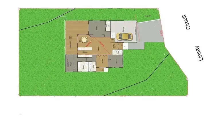 Floorplan of Homely house listing, 1 Lindsay Circuit, Nambour QLD 4560