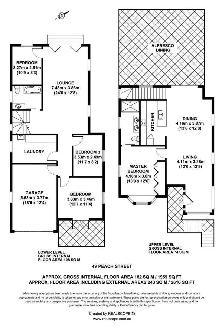 Floorplan of Homely house listing, 49 Peach Street, Greenslopes QLD 4120