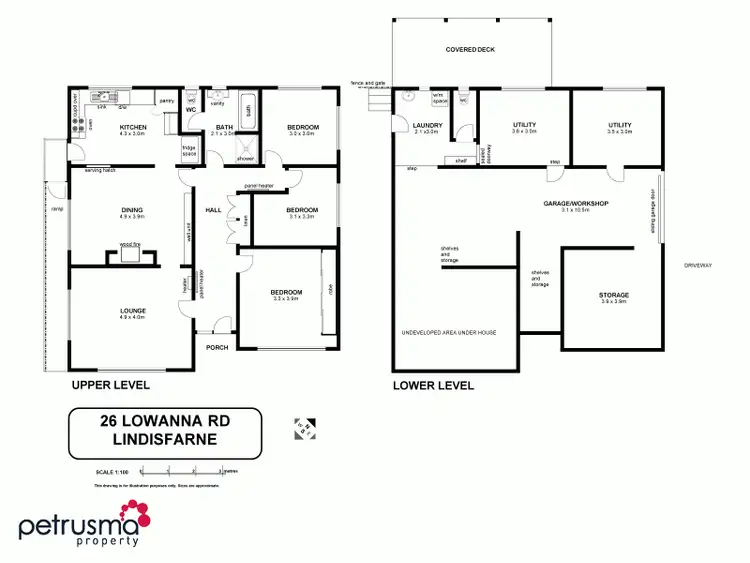 Floorplan of Homely house listing, 26 Lowanna Road, Lindisfarne TAS 7015