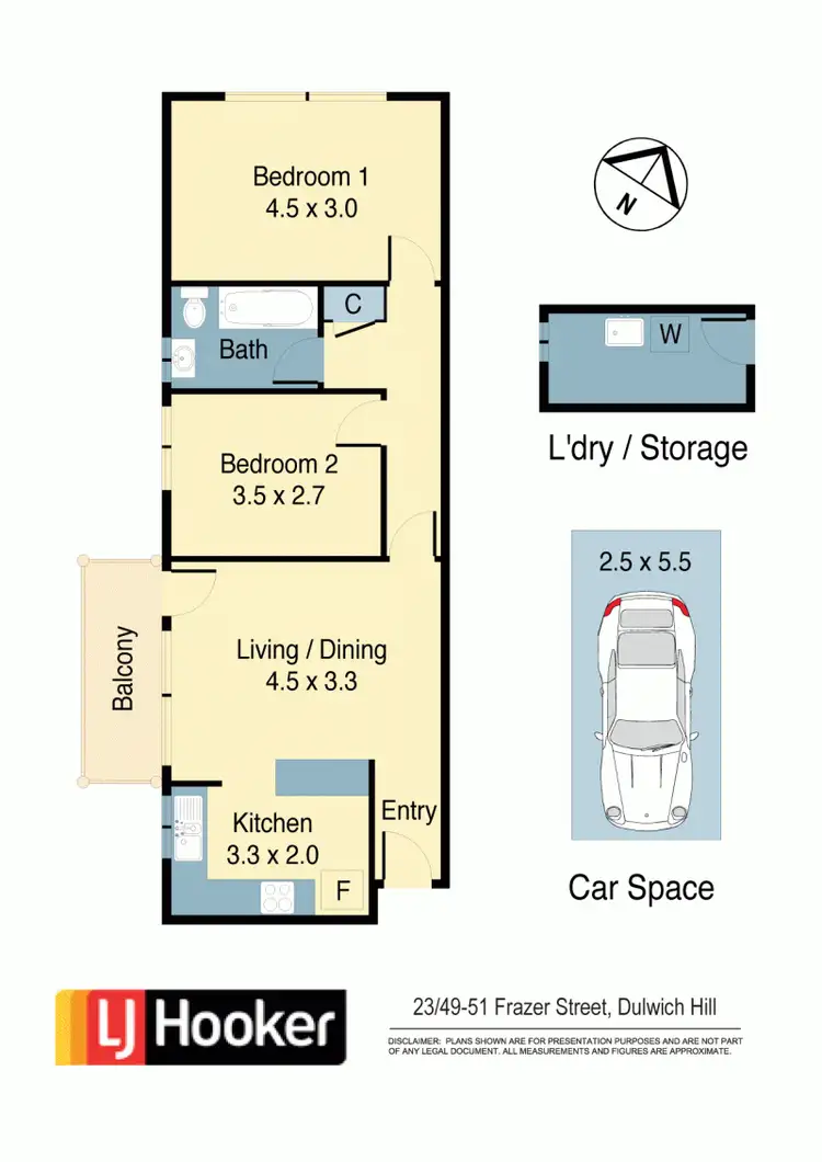 Floorplan of Homely apartment listing, 23/49-51 Frazer Street, Dulwich Hill NSW 2203
