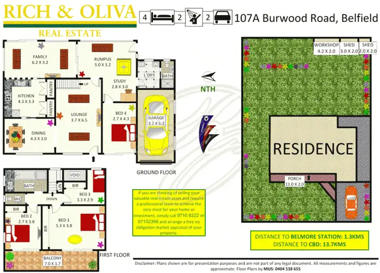 Floorplan of Homely house listing, 107A Burwood Road, Belfield NSW 2191