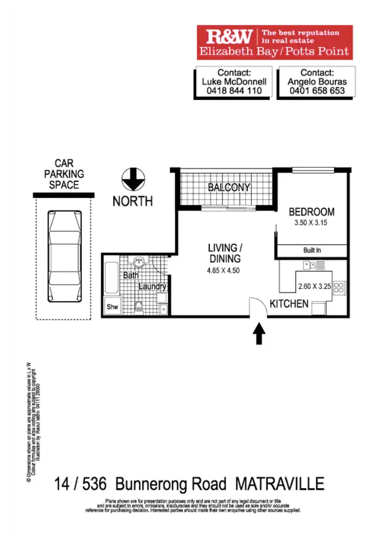 Floorplan of Homely apartment listing, 14/536-538 Bunnerong Road, Matraville NSW 2036