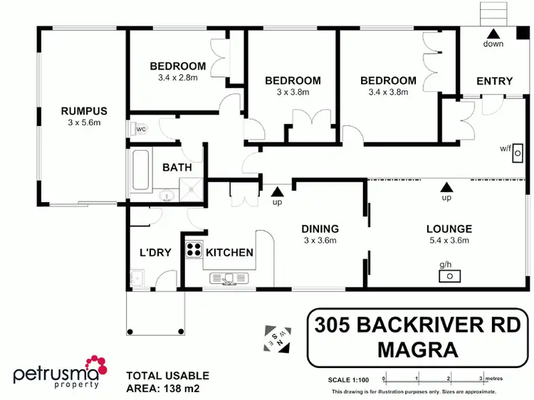Floorplan of Homely house listing, 305 Back River Road, Magra TAS 7140