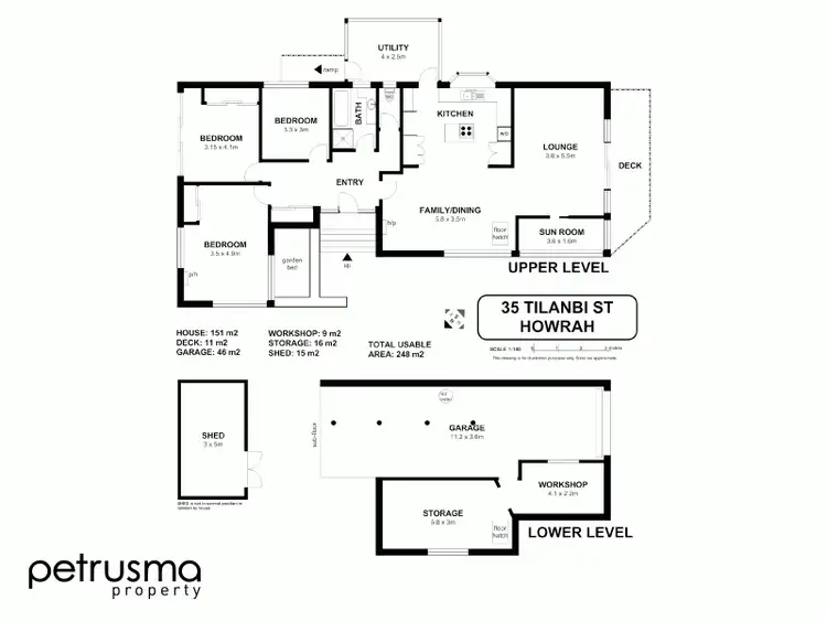 Floorplan of Homely house listing, 35 Tilanbi Street, Howrah TAS 7018