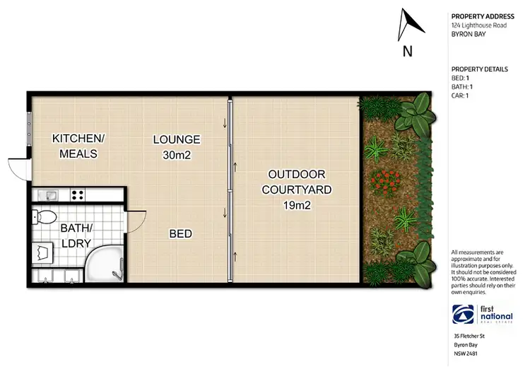 Floorplan of Homely unit listing, 5/124 Lighthouse Road, Byron Bay NSW 2481