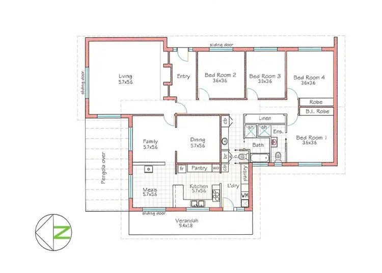 Floorplan of Homely house listing, 409 Porters Mount Road, Cowra NSW 2794