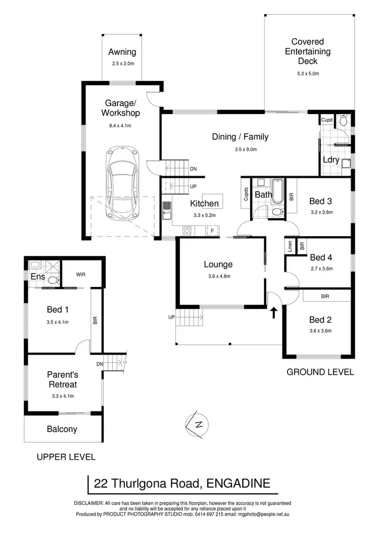 Floorplan of Homely house listing, 22 Thurlgona Road, Engadine NSW 2233