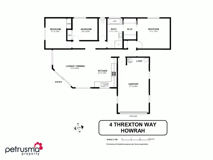 Floorplan of Homely house listing, 4 Threxton Way, Howrah TAS 7018