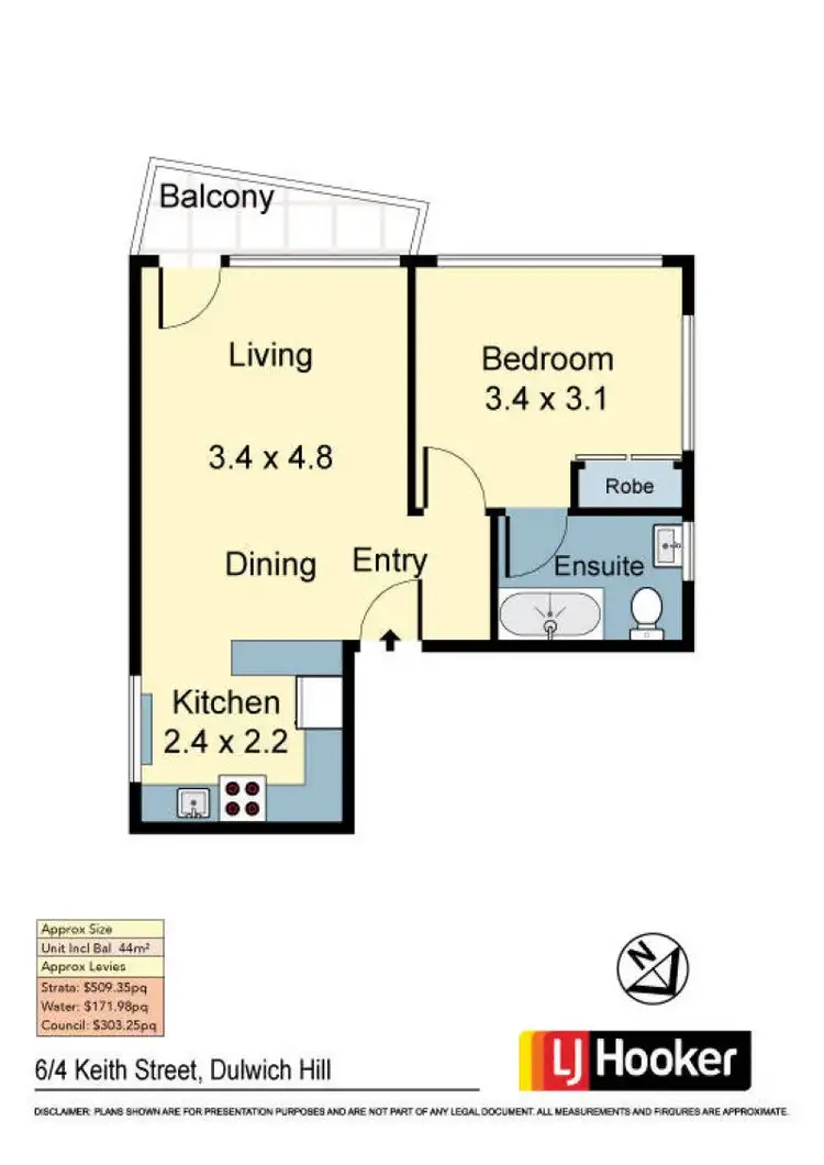 Floorplan of Homely apartment listing, 6/4 Keith Street, Dulwich Hill NSW 2203