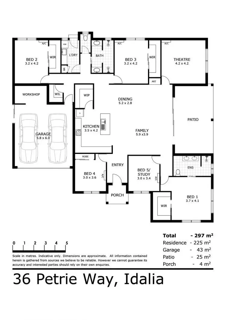 Floorplan of Homely house listing, 36 Petrie Way, Idalia QLD 4811