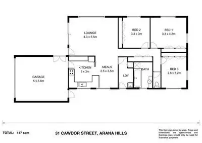 Floorplan of Homely house listing, 31 Cawdor St, Arana Hills QLD 4054