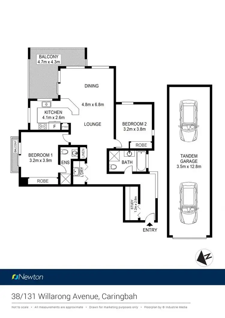 Floorplan of Homely apartment listing, 38/131 Willarong Road, Caringbah NSW 2229