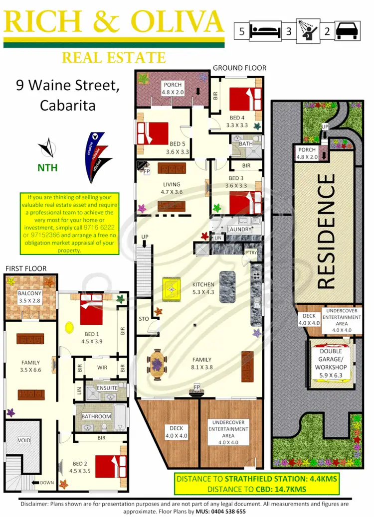 Floorplan of Homely house listing, 9 Waine Street, Cabarita NSW 2137
