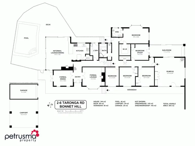 Floorplan of Homely house listing, 2-6 Taronga Road, Bonnet Hill TAS 7053