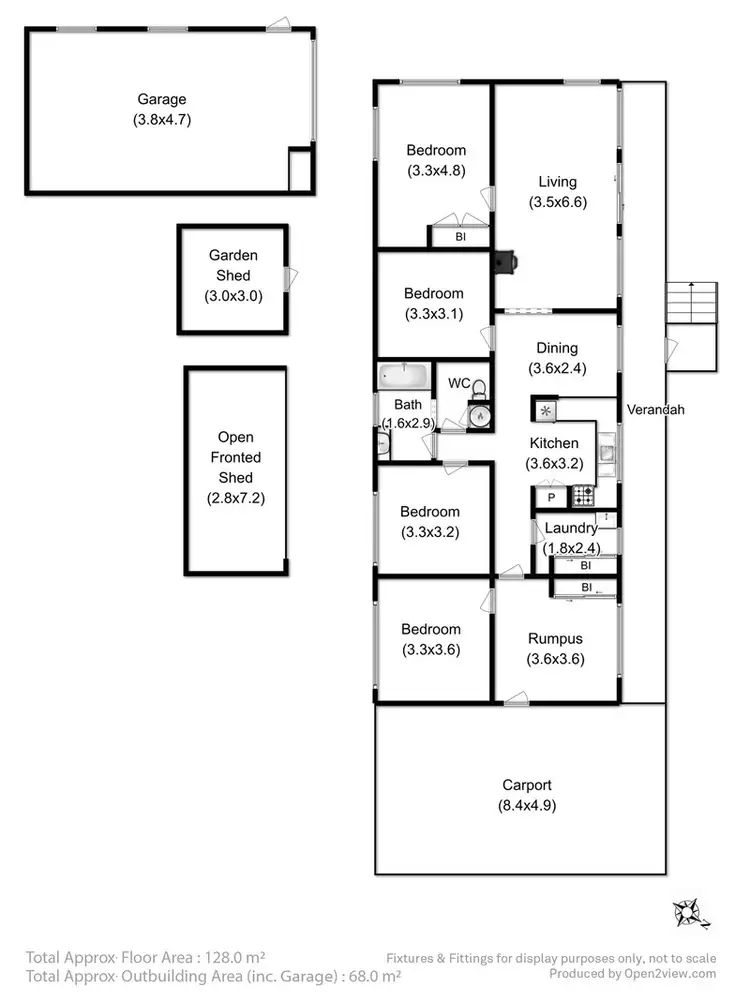 Floorplan of Homely house listing, 867 Woodbridge Hill Road, Gardners Bay TAS 7112